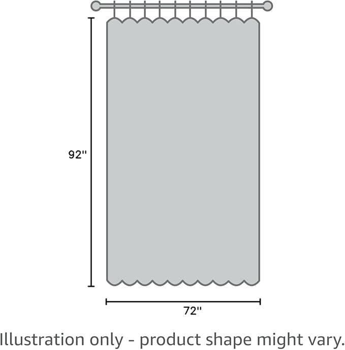 Ga-Geetopia Extra Long - EVA Clear Shower Curtain Liner, Pebble Pattern 72x92 Inch Lightweight Plastic Bathroom Shower Showroom Inner Curtain with Rustproof Metal Grommets and Weighted Magnets