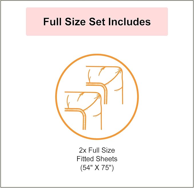Ambesonne Airplane Fitted Sheet, Abstract and Romantic Sky Scene Along Hearts Streaming Behind, Bed Cover with All-Round Elastic Deep Pocket for Comfort, Full Size, Dried Rose and Pale Seafoam
