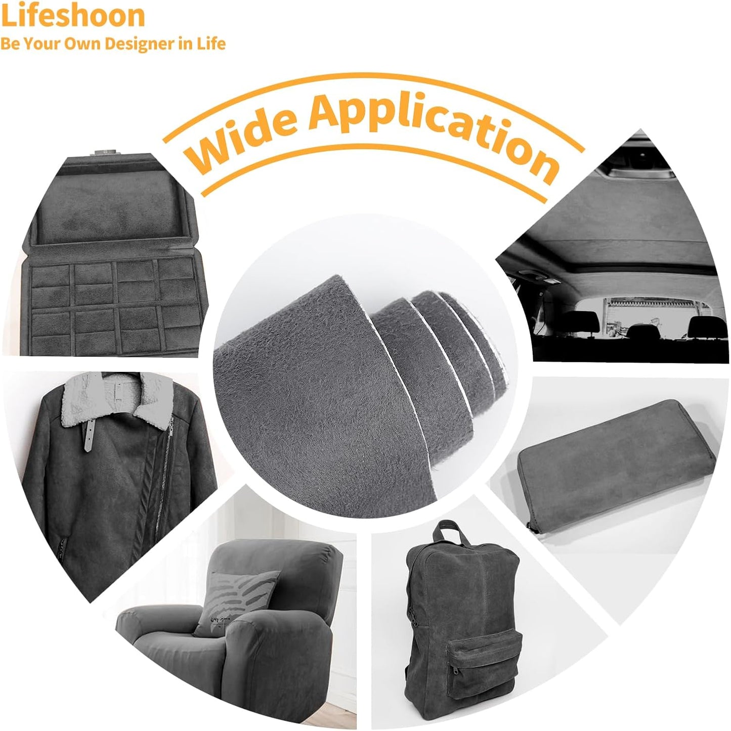 Fabric Repair Patches, 17X158 Inch Self-Adhesive Suede Patches Tape Durable, DIY Large Fabric Repair for Sofa, Couches, Furniture, Chair, Clothing (17X158 Inch, Dark Blue)