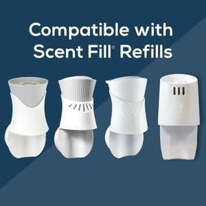 Scent Fill Christmas in July Plug in Air Freshener, Scented Oil Refills, 2 Refills + Diffuser