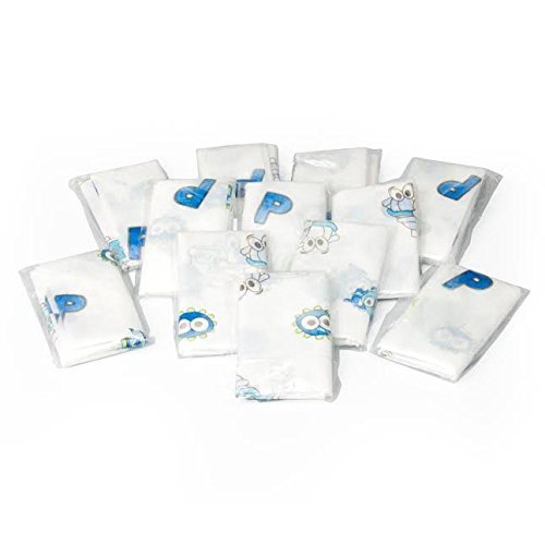 Toilet Seat Covers Disposable (12 Pack) - XL Waterproof Toilet Cover for Toddlers, Kids & Adults - Portable & Individually Wrapped for Travel, Potty Training, Vacations, Public Restrooms