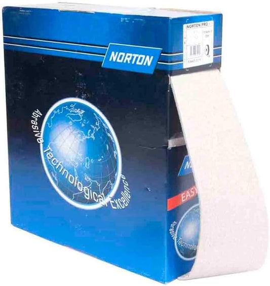Norton 63642557611 4-1/2 in.x82 Ft. Rotolo Coated Foam Rolls, P500 Grit, 2 pack