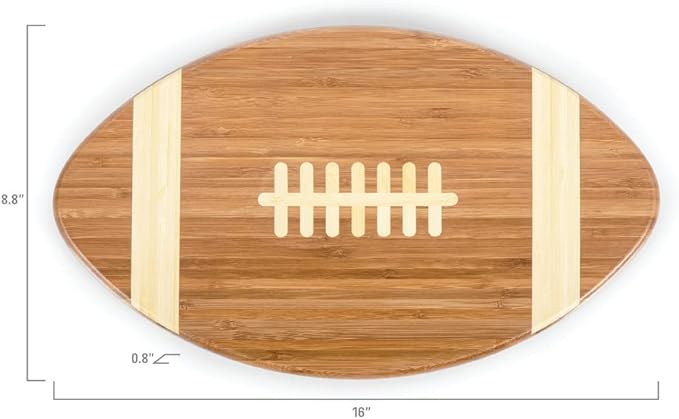 NCAA TCUHorned Frogs Touchdown! Bamboo 16-Inch Cutting Board