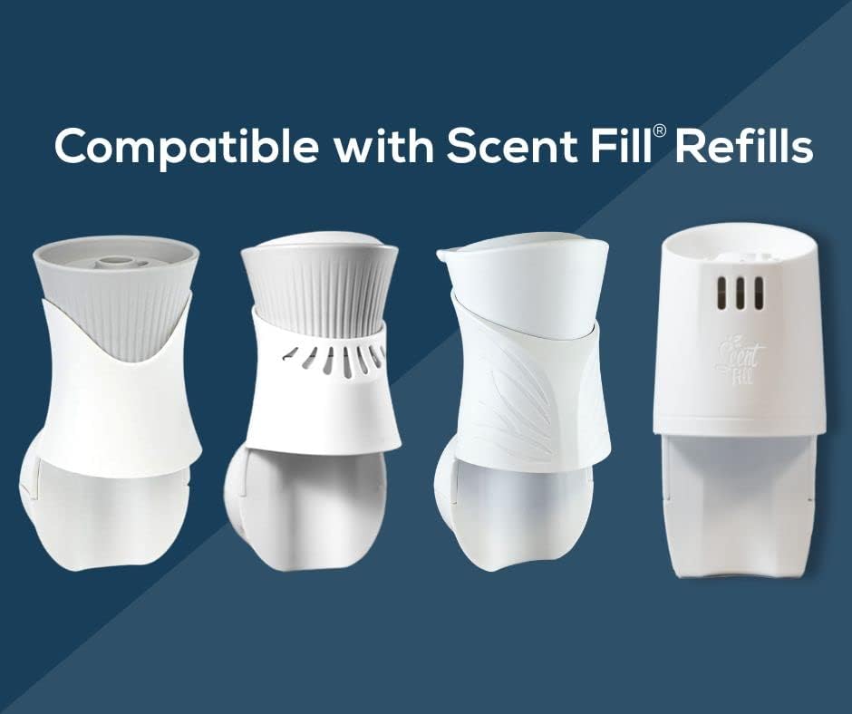 Scent Fill Pumpkin Pie Plug in Air Freshener, 4 Scented Oil Refills