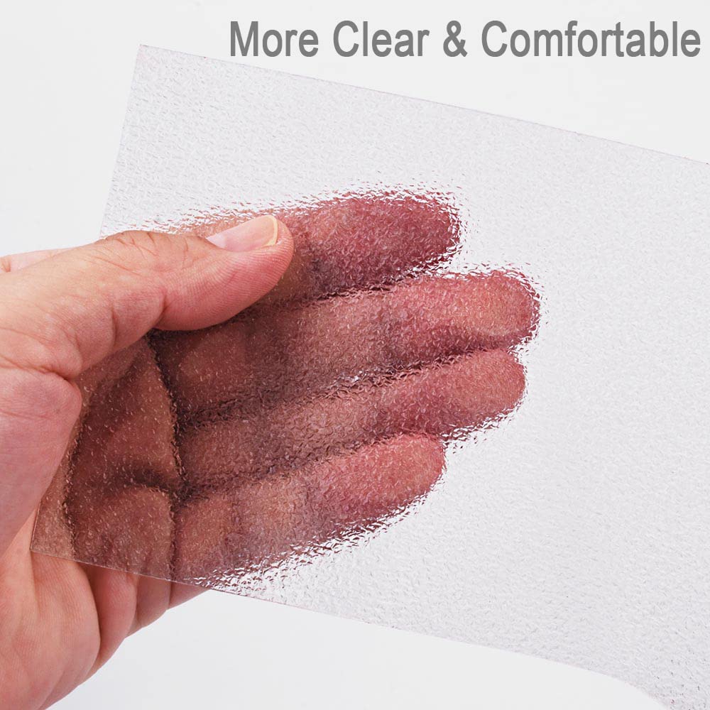 Anti Slip Tape Transparent, More Clear and Comfortable Safety Track Tape (6" Width x 190" Long, Clear)