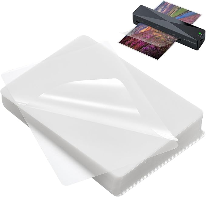 Coopaty Thermal Laminating Pouches, 9 x 11.5-Inches, 3 Mil Thick, Clear Laminating Sheets (100 Pack)