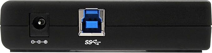 StarTech.com 4-Port USB 3.0 SuperSpeed Hub with Power Adapter 5Gbps - Portable Multiport USB-A Dock IT Pro - USB Port Expansion Hub for PC/Mac - 4 Port Powered USB Hub for PC (ST4300USB3)
