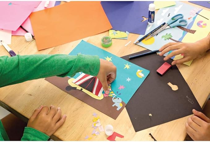 Tru-Ray Construction Paper P103031, 10 Classic Colors, 9" x 12", 50 Sheets