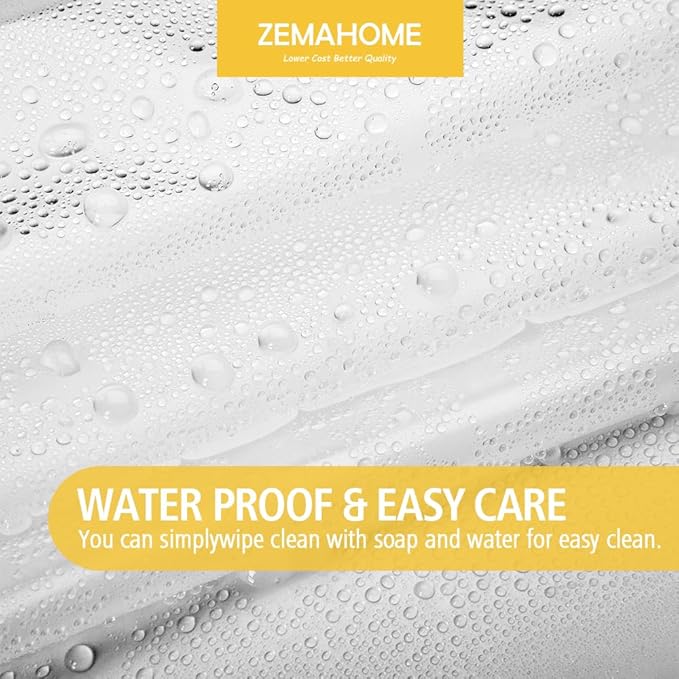 Narrow Long Clear Plastic Shower Curtain Liner, 36x84 Inch Thin Lightweight Transparent Plastic Bathroom Shower Showroom Inner Curtain with Rustproof Metal Grommet Holes and Weighted Magnets