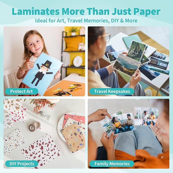 Binditek 300 Pack 3 Mil Thermal Laminating Pouches, 9x11.5 Inches Laminating Sheets, for Letter Size, Ultra Clear, Glossy, Hold 8.5x11 Inches, Heat Seal, School Office Supplies