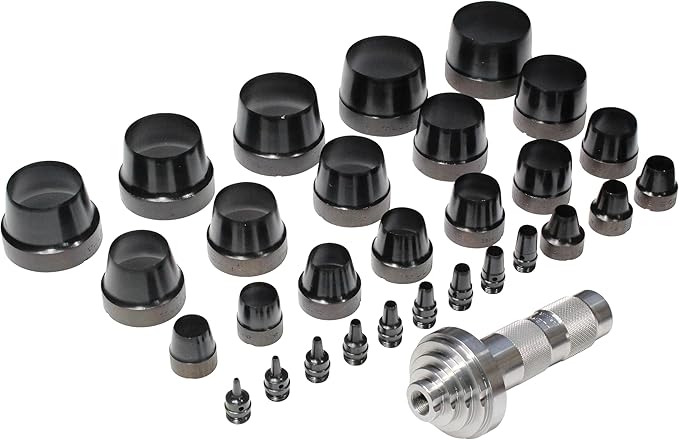Mayhew Tools 66006 Hollow Punch, 31-Piece Set, Black