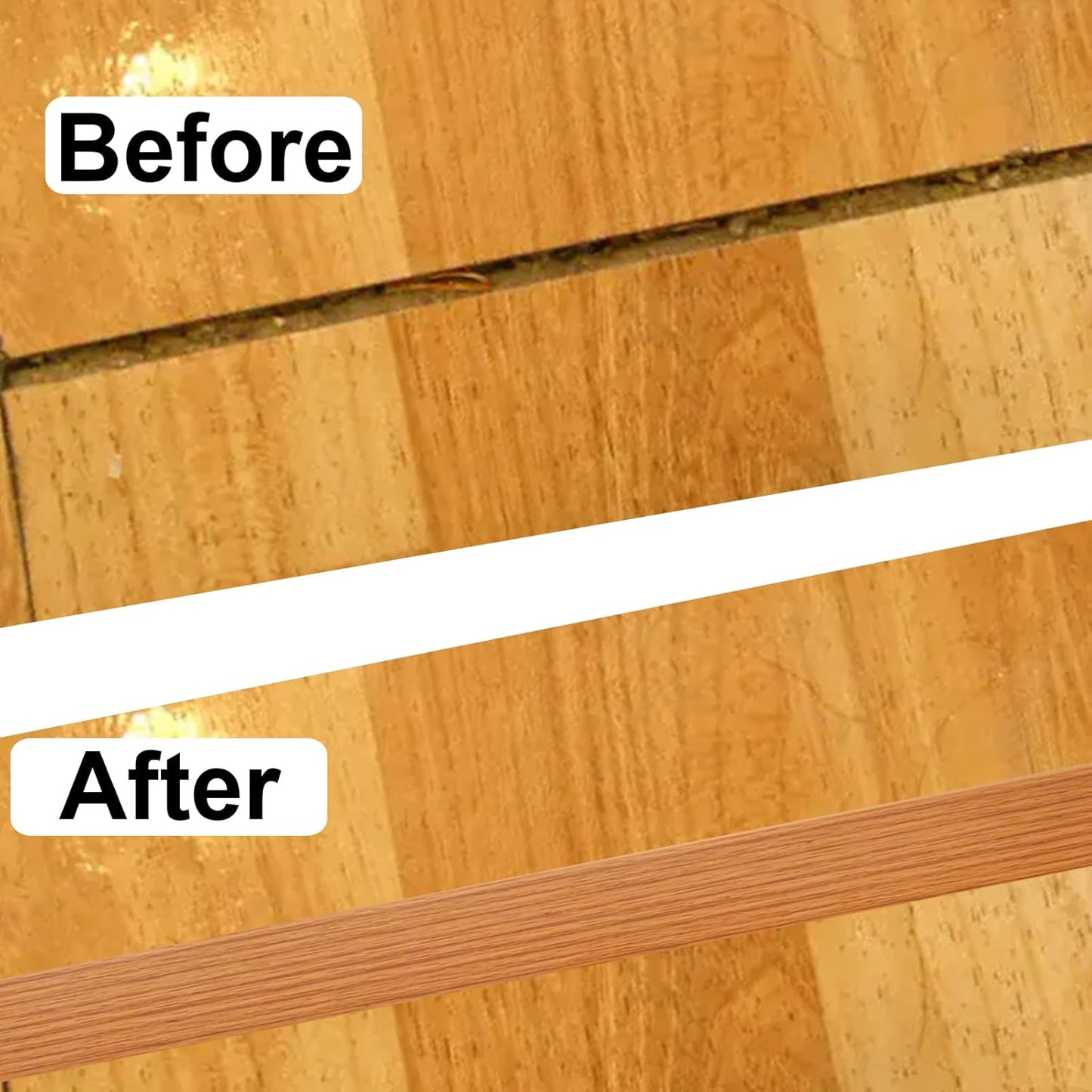 Floor Transition Strip & Self Adhesive Floor Vinyl Floor Edge Trim Laminate Floor Gap Covering Joining Strip