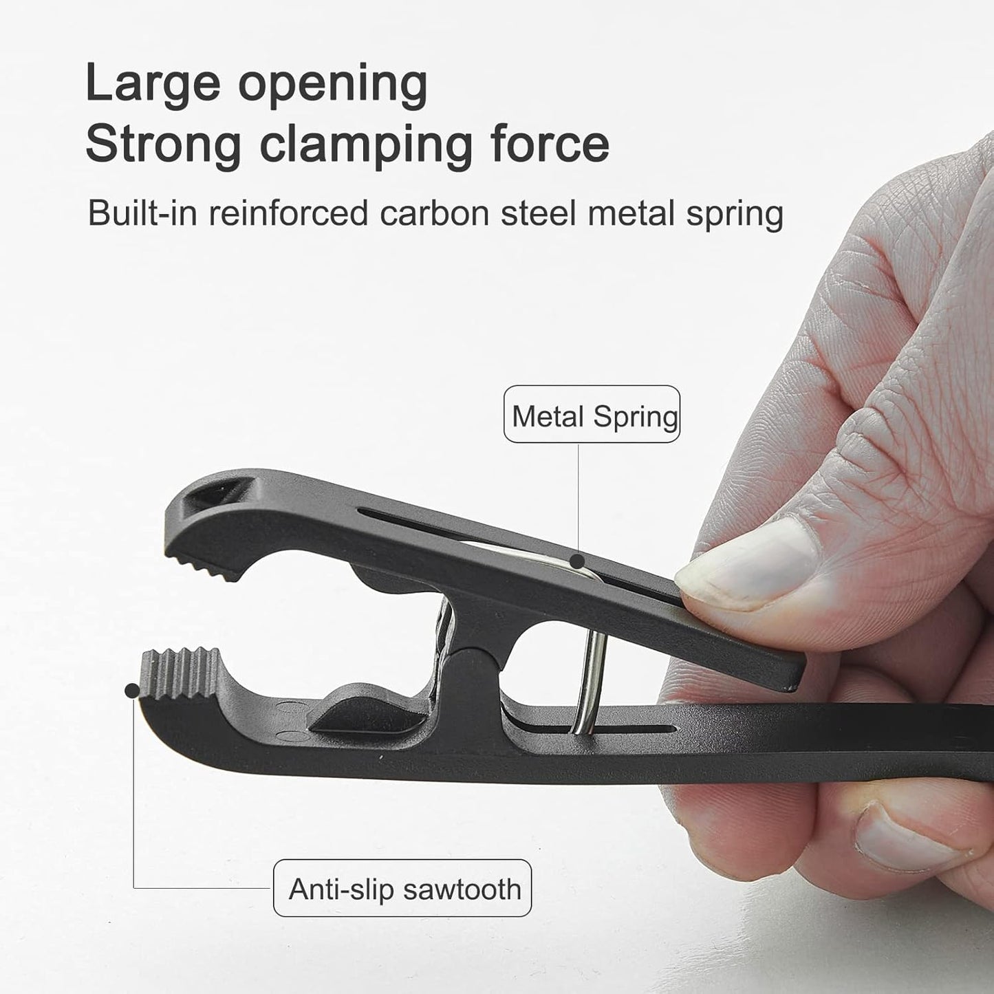 Large Clothes Pins Towel Clips, 12 Pcs Multipurpose Clothes Pins Hook, Strong Plastic Clothes Hanger. S Hook for Shower Curtain Laundry Clothes pins