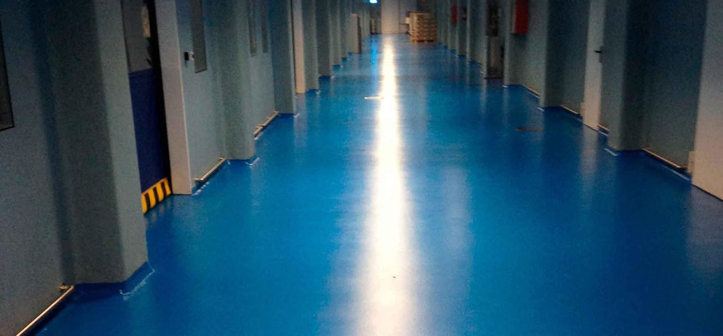 Coloredepoxies 10006 Dark Blue Epoxy Resin Coating Made with Beautiful and Vibrant Pigments, 100% solids, For Garage Floors, Basements, Concrete and Plywood. 3 Quart Kit