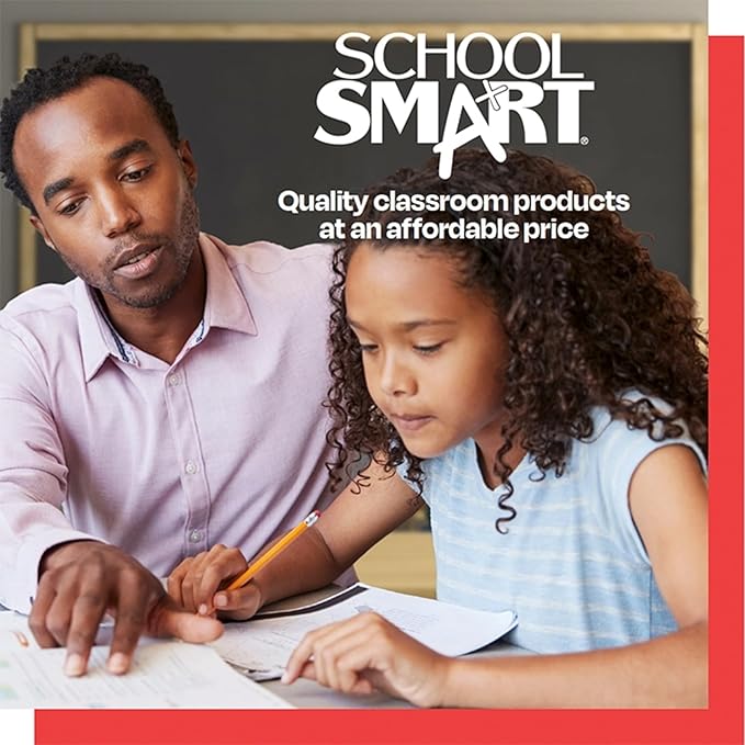 School Smart Zaner-Bloser Writing Paper, Handwriting Practice Lined Paper, Grade 1 Learning, 7/8 Inch Rule, 10-1/2 x 8 Inches, 500 Sheets