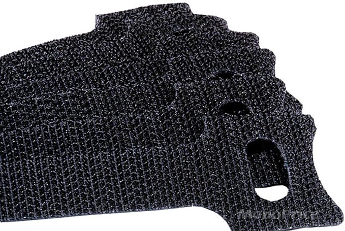 Monoprice Hook & Loop Fastening Cable Ties 13inch, 100pcs/Pack - Black