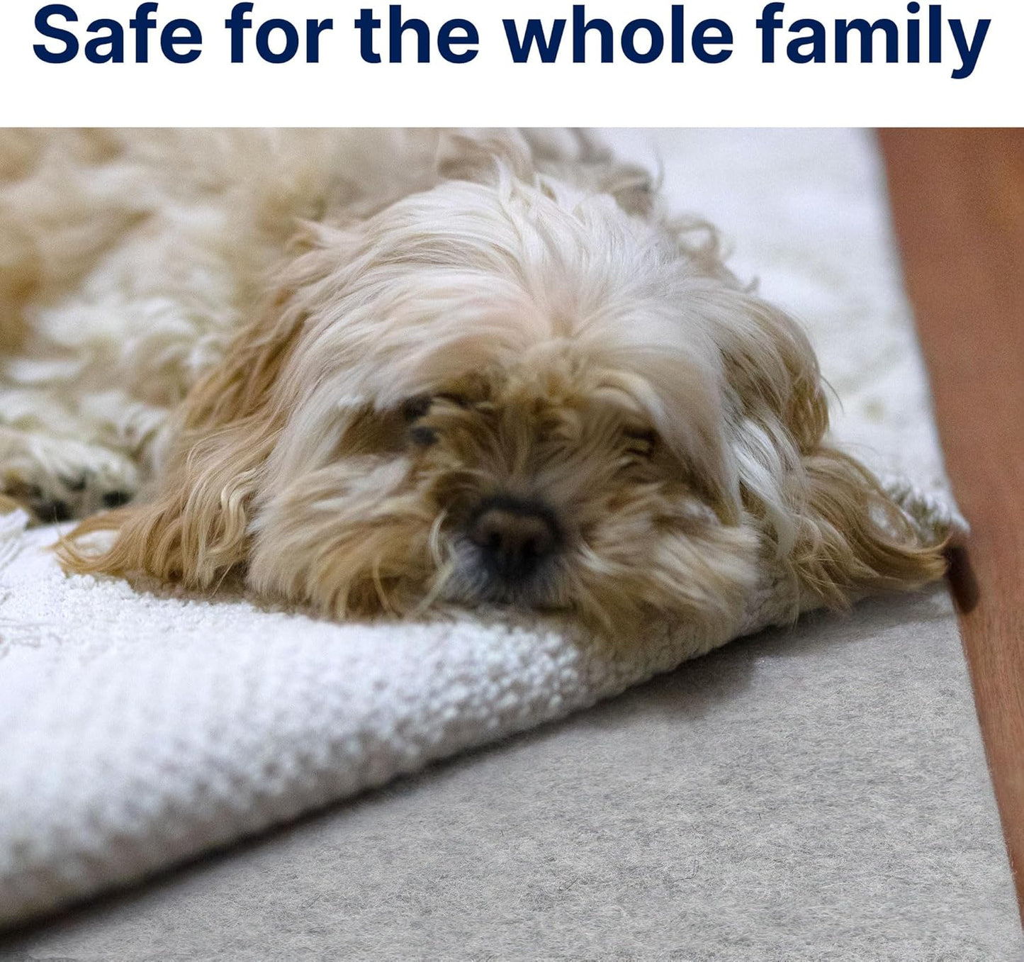 RUGPADUSA - Eco-Plush - 8'x11' - 1/4" Thick - 100% Felt - Premium Cushioned Rug Pad - Available in 3 Thicknesses, Many Custom Sizes