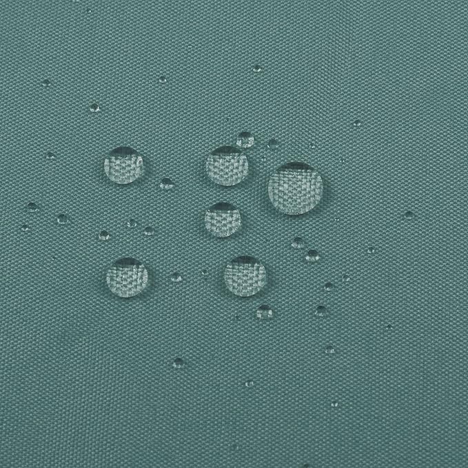 ALYVIA SPRING Teal Fabric Shower Curtain Liner Waterproof - Soft & Light-Weight Cloth Shower Liner with 3 Magnets, Hotel Quality & Machine Washable - Standard Size 72x72, Sea Teal
