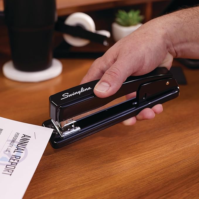 Swingline Commercial Stapler, 20 Sheet Capacity, Jam Free, Metal, 2 Pack, Black (44401AZ)