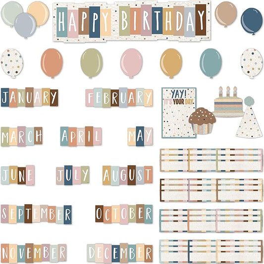 Teacher Created Resources Everyone is Welcome Happy Birthday Mini Bulletin Board (TCR7123)