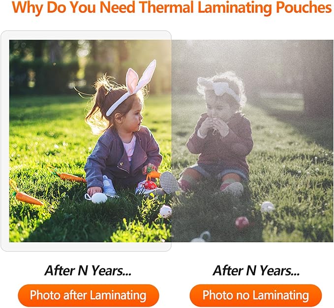 SJPACK Thermal Laminating Pouches, 9 x 11.5 Inches Laminating Sheets, 3 mil Thick Laminate Sheets, 3000 Pack,Clear