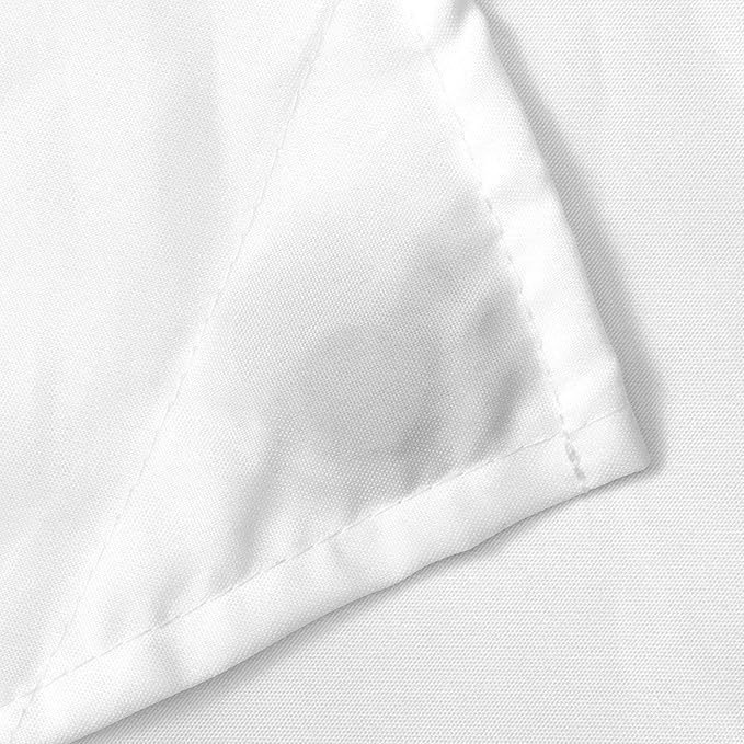N&Y HOME 108 inch Extra Long Shower Curtain or Liner, Hotel Quality, Washable Fabric, White Bathroom Curtains with Grommets, 72x108
