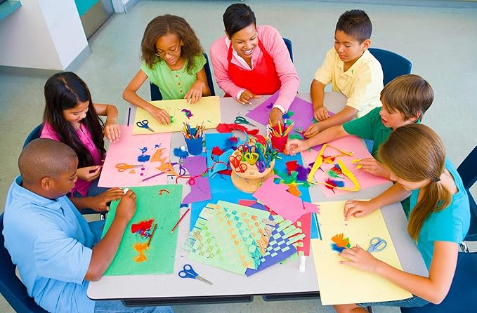 Prang (Formerly SunWorks) Construction Paper, Bright Blue, 12" x 18", 100 Sheets