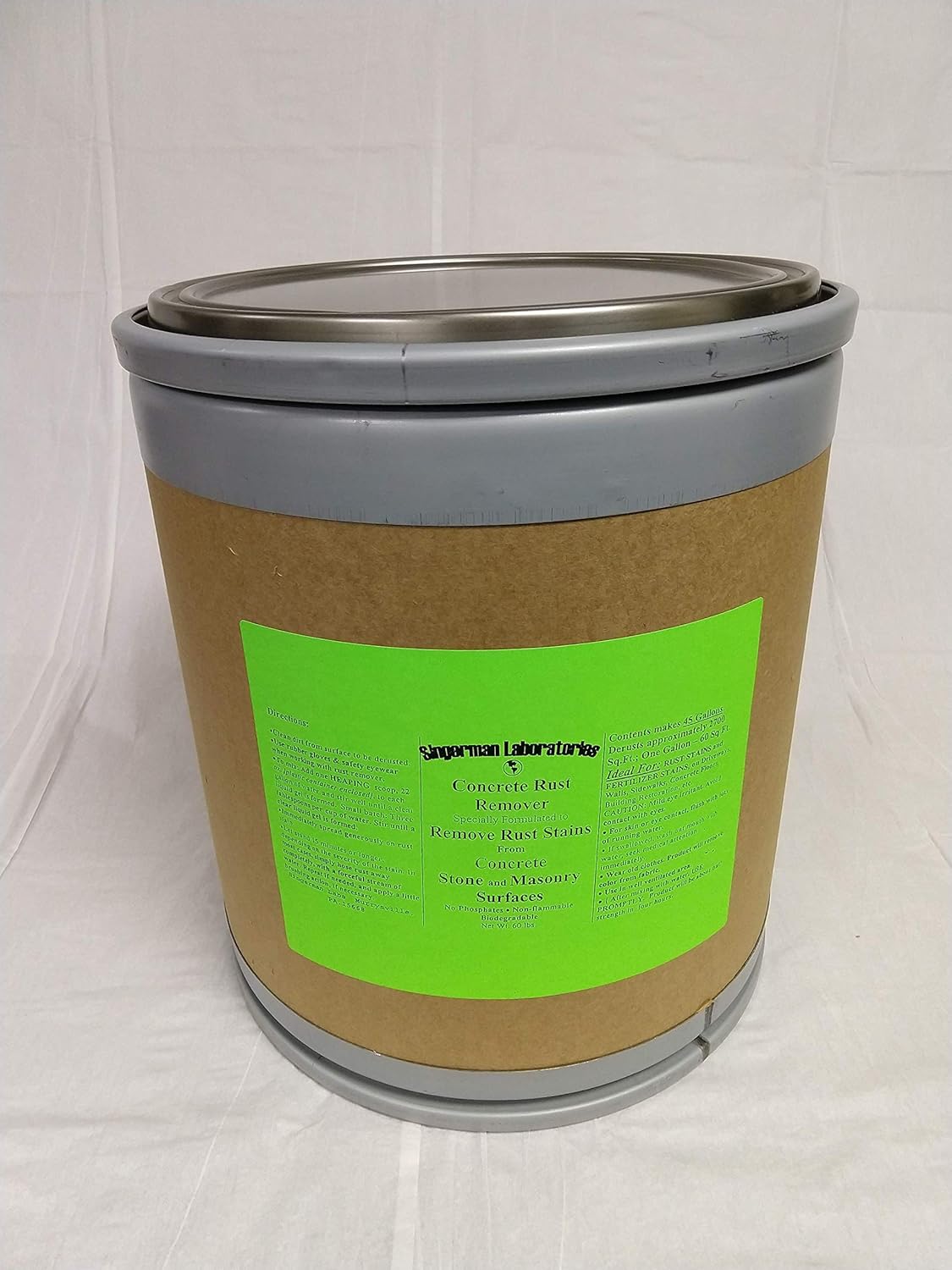 Rust Remover for Concrete (60 lb. Drum makes 45 gallons)