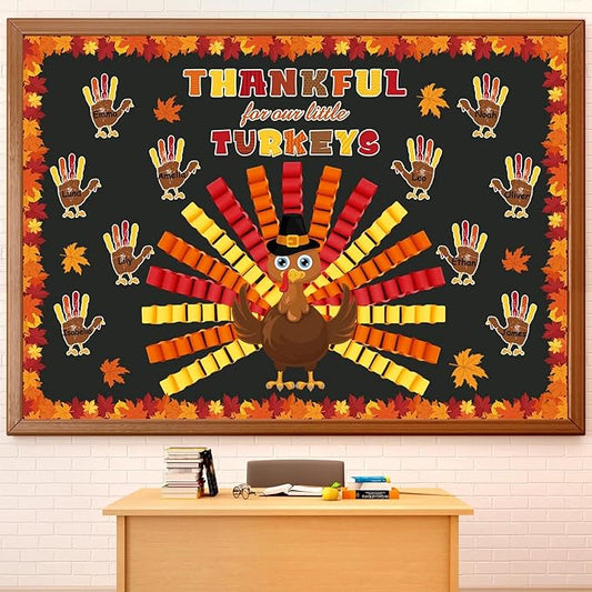 St.Patrick's Day Bulletin Board Set 3D Rainbow Classroom Decorations Gold Coin Paper Cutouts with Borders for Door Wall Decor Home Office Supplies(12 x 12 x 0.6 Inch,Turkey)