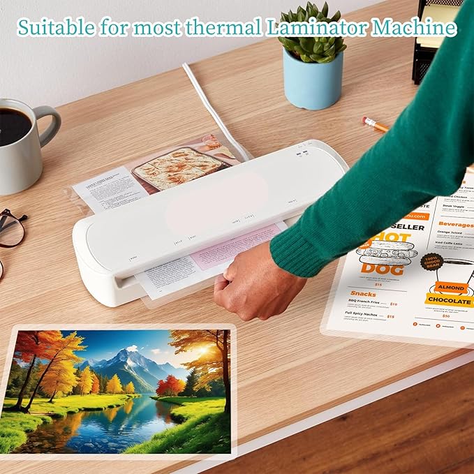 Thermal Laminating Pouches 3 mil, Clear 9 x 11.5 Inch Laminating Sheet Paper for Thermal Laminator, Holds 8.5 x 11 Inch Letter Size Sheets (1500 Pack)