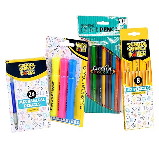 Ultimate High School and College Bundle | Pallet (96 Boxes) | School Supply Boxes - Back to School Essentials | Includes Notebooks, Tab Dividers, Pencils, Highlighters, & More