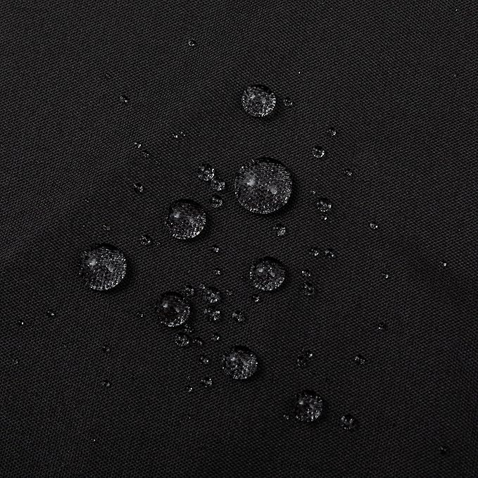 ALYVIA SPRING Stall Fabric Shower Curtain Liner Waterproof - Soft & Lightweight Small Shower Curtain with Magnets for Narrow Stall Size, Machine Washable - 36x72, Black