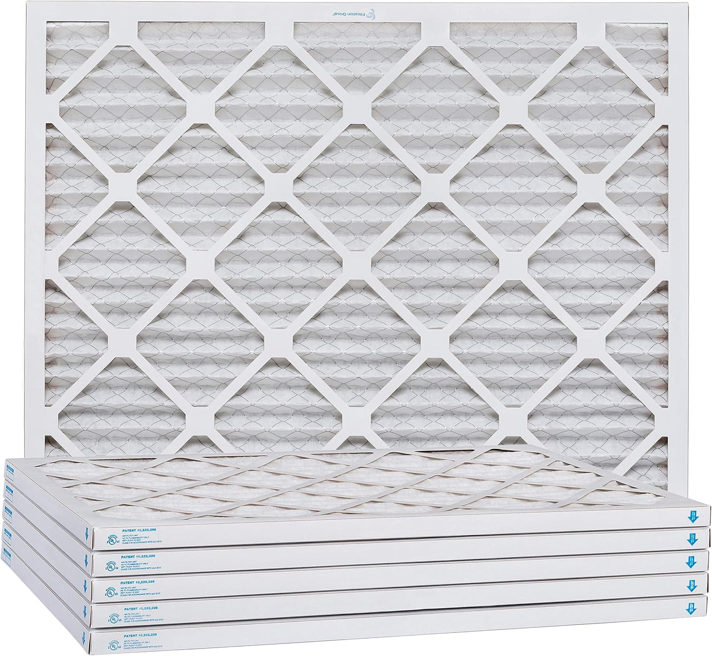 Aerostar 22x24x1 MERV 8, Pleated Air Filter, 22x24x1, Box of 6, Made in the USA