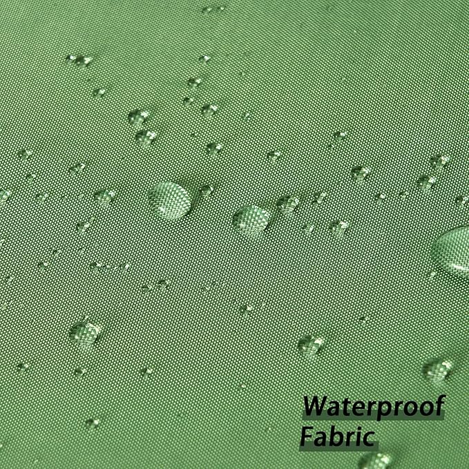 Furlinic Grey Green Shower Curtain No Hooks Needed,Soft Fabirc Bathroom Curtain with 8 Plastic Built-in Grommets,Modern Luxury Hotel Style,Waterproof & Washable,60x72 Inch.