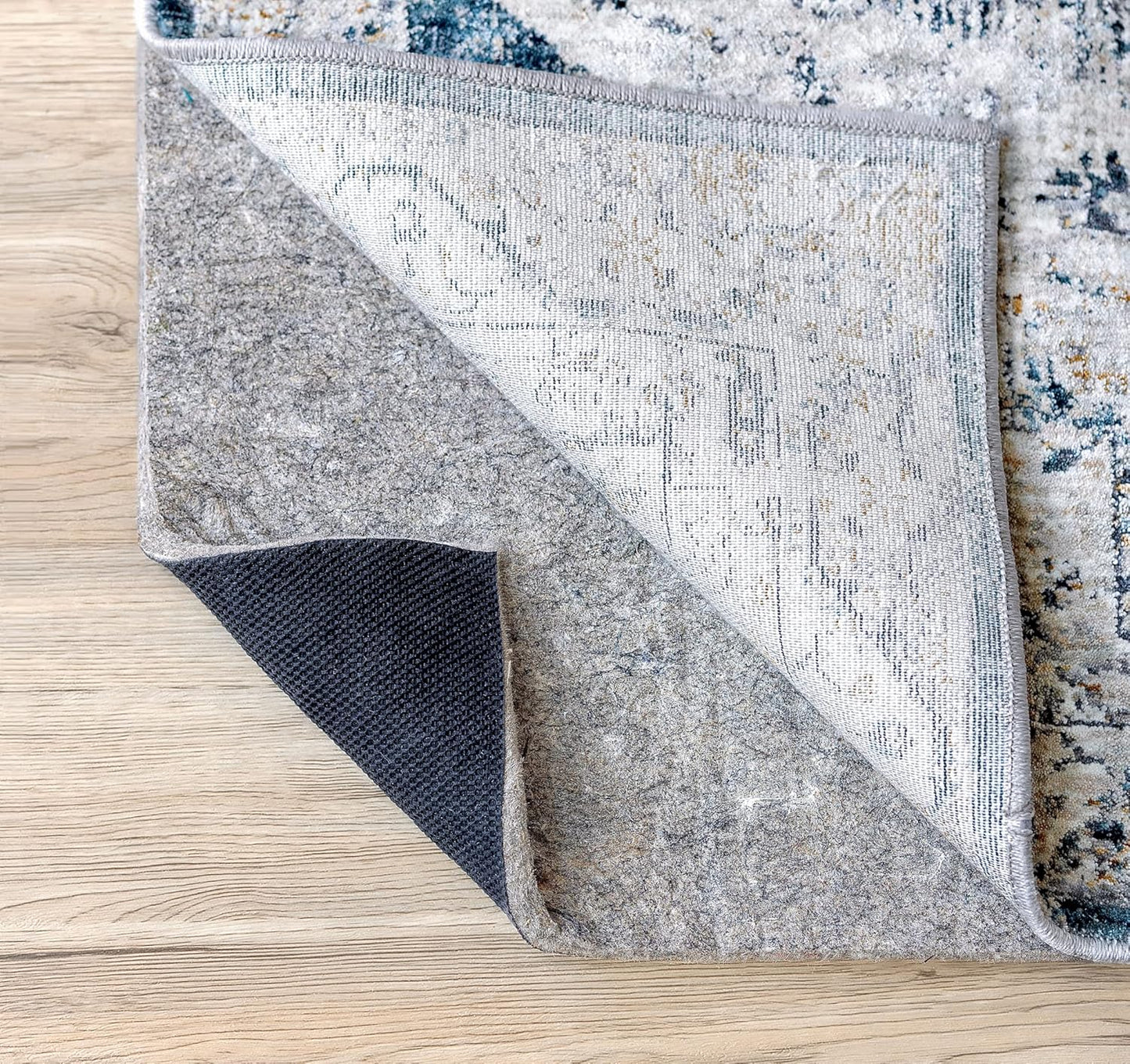 RUGPADUSA - Dual Surface - 3'10" x 5'10" - 3/8" Thick - Felt + Rubber - Enhanced Non-Slip Rug Pad - Adds Comfort and Protection - for Hard Surface Floors